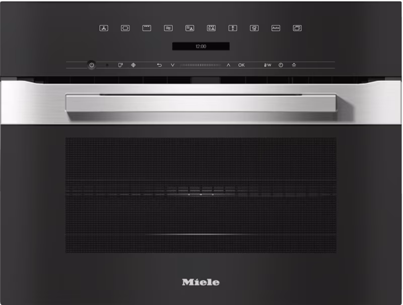Miele H 7240 BM 60 cm Microwave Combination Oven, Stainless steel/Clean Steel