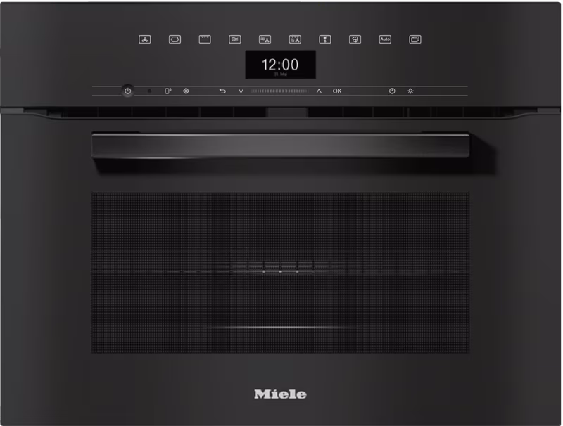 Miele H 7440 BM 60 cm Microwave Combination Oven, Obsidian black