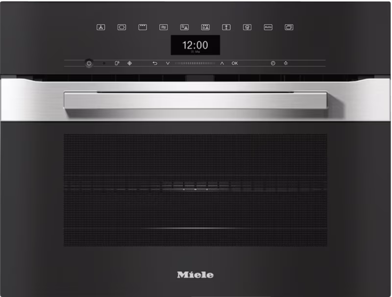 Miele H 7440 BM 60 cm Microwave Combination Oven, Stainless steel/Clean Steel