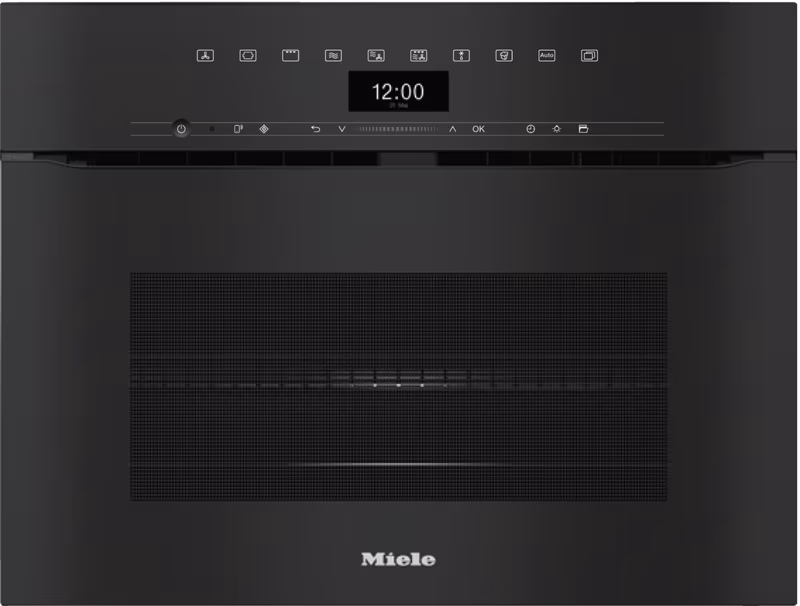 Miele H 7440 BMX 60 cm Microwave Combination Oven, Obsidian black