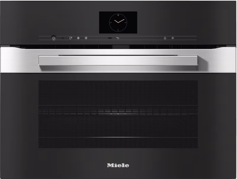 Miele H 7640 BM 60 cm Microwave Combination Oven, Stainless steel/Clean Steel
