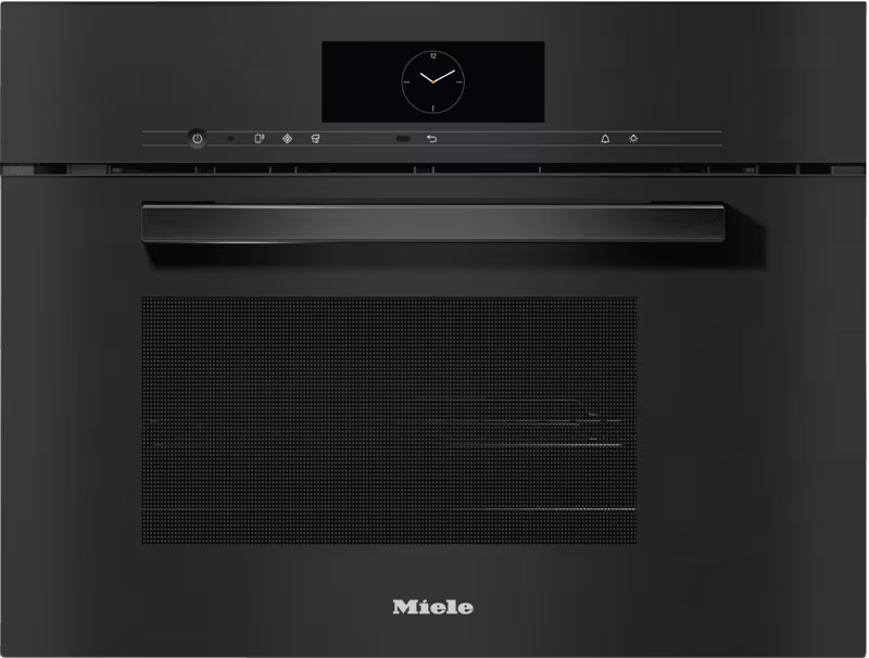 Miele DGM 7840 Steam Oven with Microwave, Obsidian black