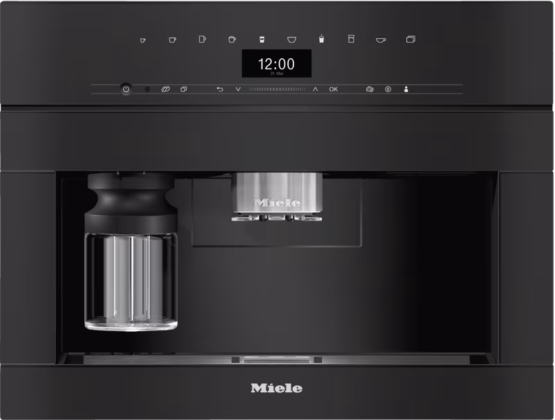 Miele CVA 7440 Bean-to-Cup Coffee Machine, Obsidian black