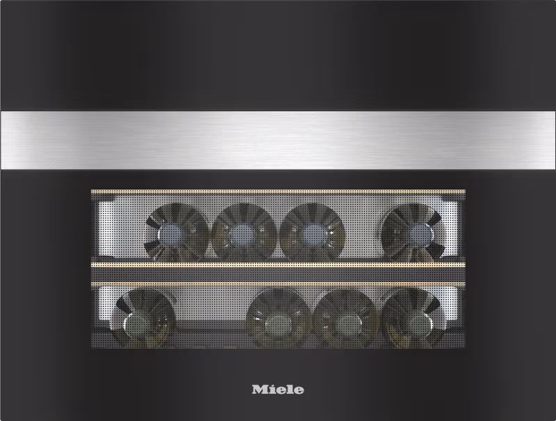 Miele KWT 7112 iG Built-in wine unit, 45 cm niche, Stainl. steel CleanSteel glass