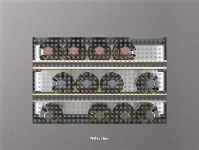 Miele KWT 7112 iG Built-in wine unit, 45 cm niche, Graphite Grey glass