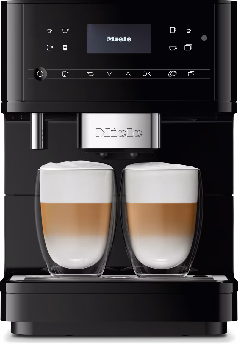 Miele CM 6160 MilkPerfection Bean-to-Cup Coffee Machine, Obsidian black