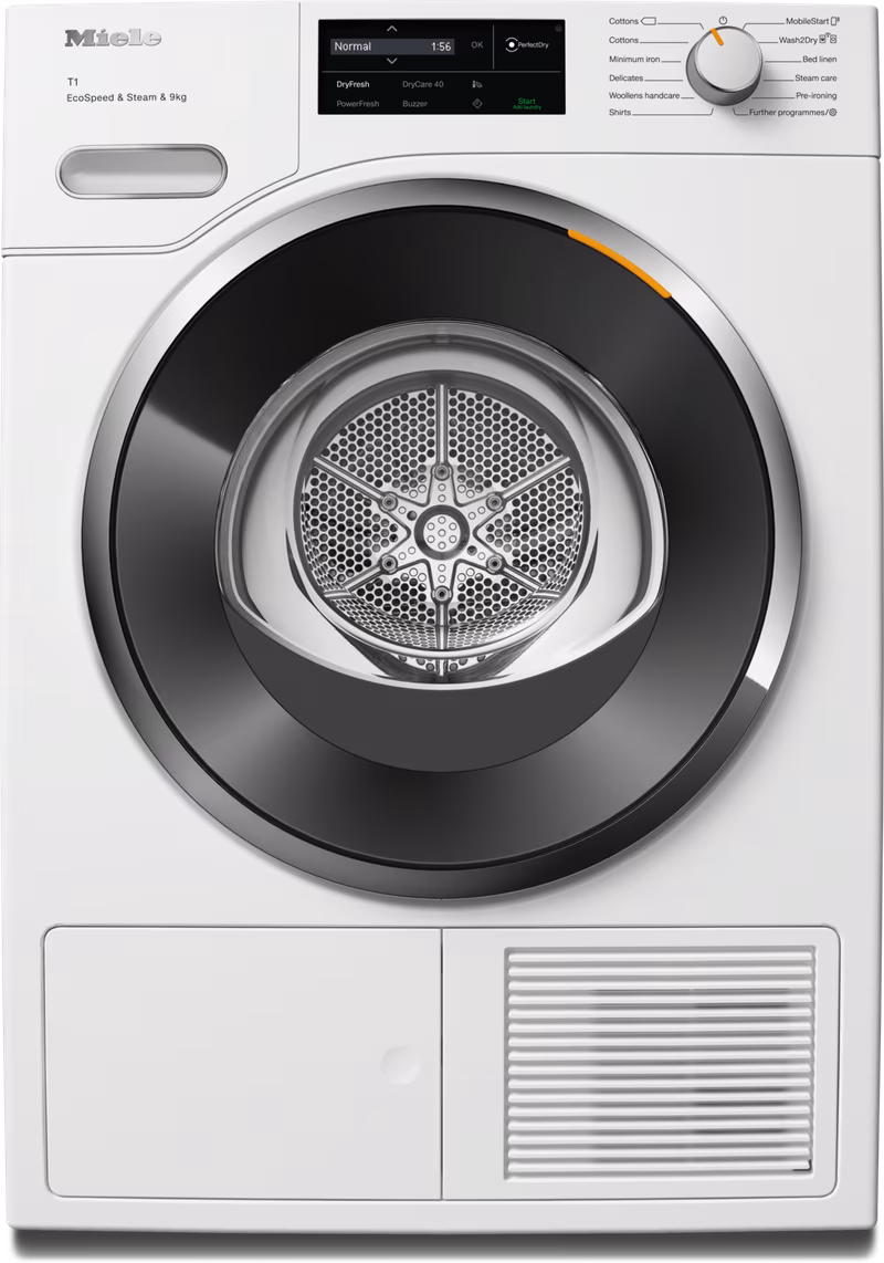 Miele TWL780WP Steam&9kg Heat Pump Tumble Dryer