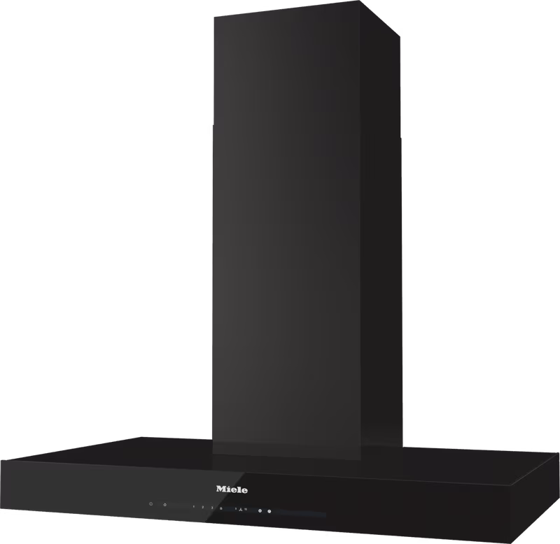 Miele DA 6698 W Purist. Ed.6000 Wall-mounted Cooker Hood, Obsidian black