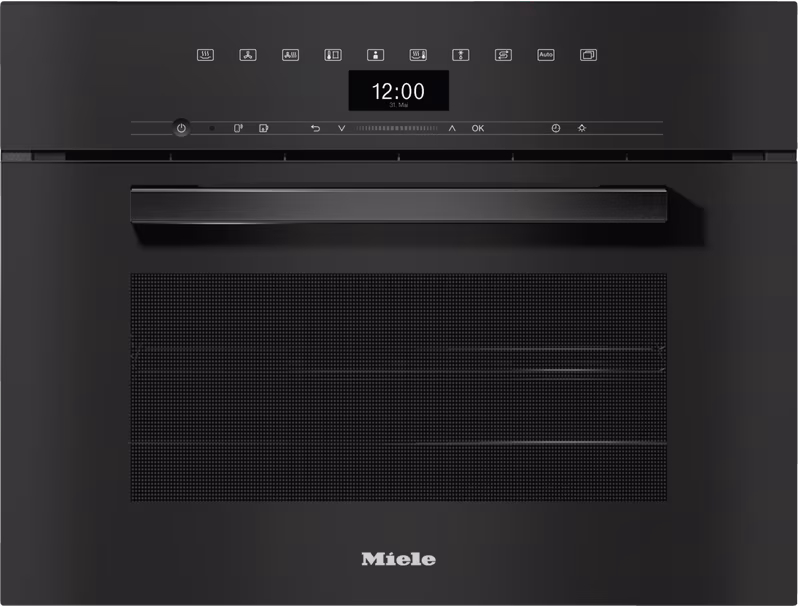 Miele DGC 7440 HC Pro Combination Steam Oven 45 cm, Obsidian black
