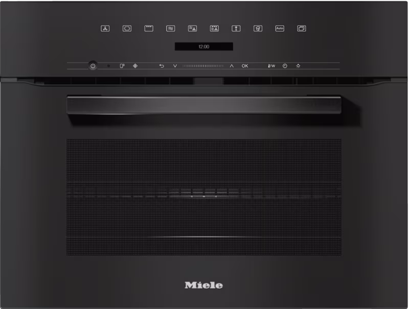 Miele H 7240 BM 60 cm Microwave Combination Oven, Obsidian black