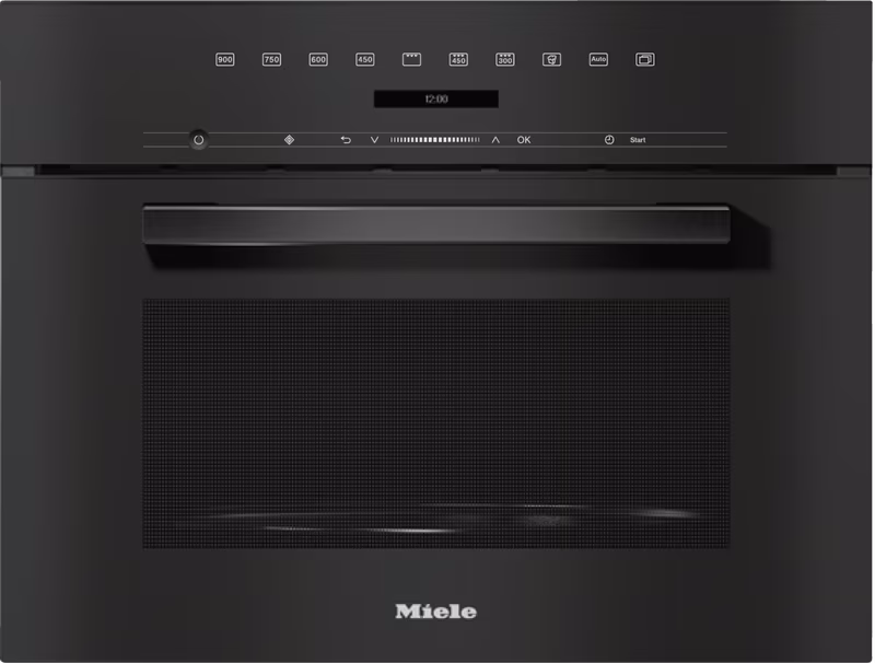 Miele M 7244 TC Built-in Microwave Oven, Obsidian black