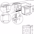 AEG BEX33501EM 59.4cm Built In Electric Single Oven - Stainless Steel