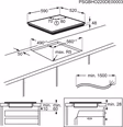 AEG IBS6420SCB 3000 60cm Induction Hob - Black 