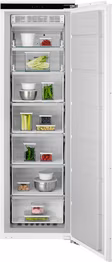 AEG NAB7N181EC Fully Integrated Upright No Frost Freezer - Fixed Hinge