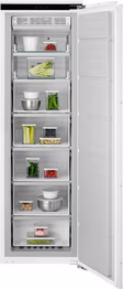 AEG NAB7N181EC Fully Integrated Upright No Frost Freezer - Fixed Hinge