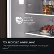 AEG NSC6L185ES 54.6cm 50/50 Built In Low Frost Fridge Freezer