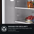 AEG NSC7T185ES 54.6cm 50/50 Built In Frost Free Fridge Freezer