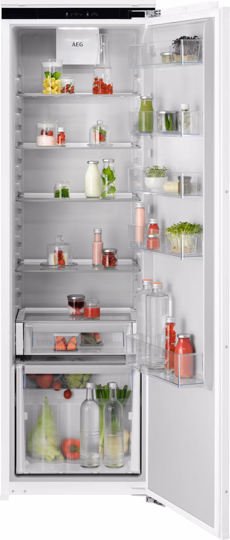 AEG NSK6D181EC Fully Integrated Larder Fridge - Fixed Hinge