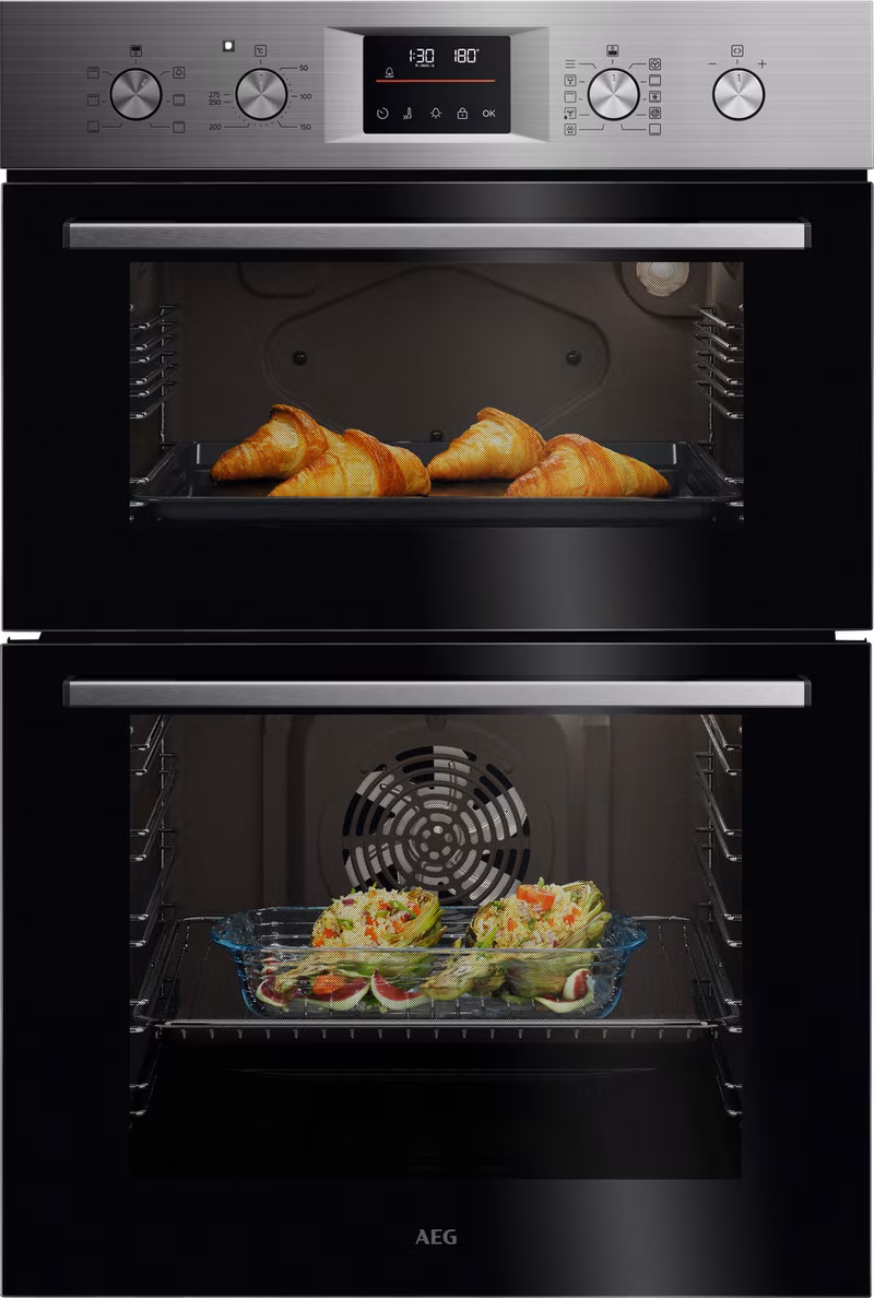 AEG OU5CP40M 61L Double Electric Oven - Stainless Steel 