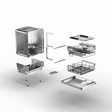ASKO DFI545N.UK Integated Dishwasher - 14 Place Settings