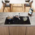 ASKO HIG89524BGB1 90cm 5 Zone Induction/Gas Hob - Black