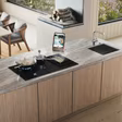 ASKO HIG89524BGB1 90cm 5 Zone Induction/Gas Hob - Black