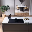 Asko HIHD854MM 90cm 4 Zone Hood-in hob, Celsius Induction - Black