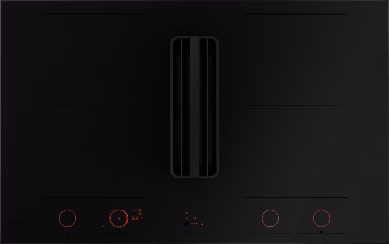 Asko HIHD854MM 90cm 4 Zone Hood-in hob, Celsius Induction - Black