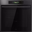 ASKO OTP66BSH 60cm Multifunctional Built In Single Oven with Pyrolytic cleaning - Black Steel