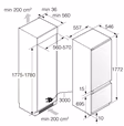 ASKO RBC576DNC1.UK 60/40 Integrated No Frost Fridge Freezer