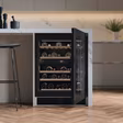 Asko WCN25842G 2 Zone Wine Cooler - Black