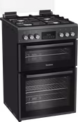 Blomberg GGRN655N 60cm Double Oven Gas Cooker with Gas Hob - Anthracite