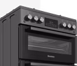 Blomberg GGRN655N 60cm Double Oven Gas Cooker with Gas Hob - Anthracite