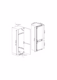 Blomberg KNE4554EVI VitaminCare+ 54cm 70/30 Integrated Frost Free Fridge Freezer