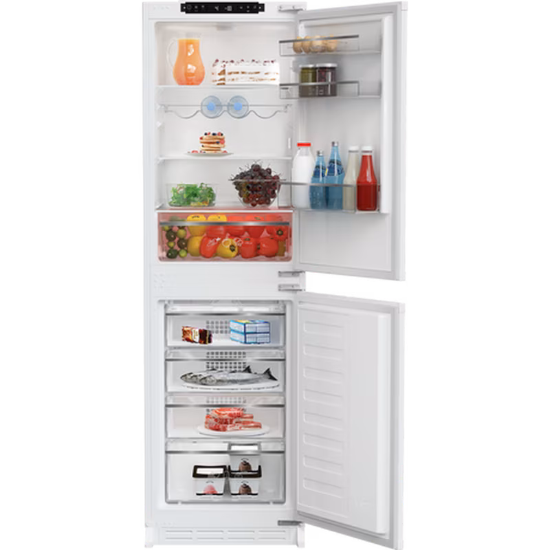 Blomberg KNE4564EVI VitaminCare+ 54cm 50/50 Integrated Frost Free Fridge Freezer
