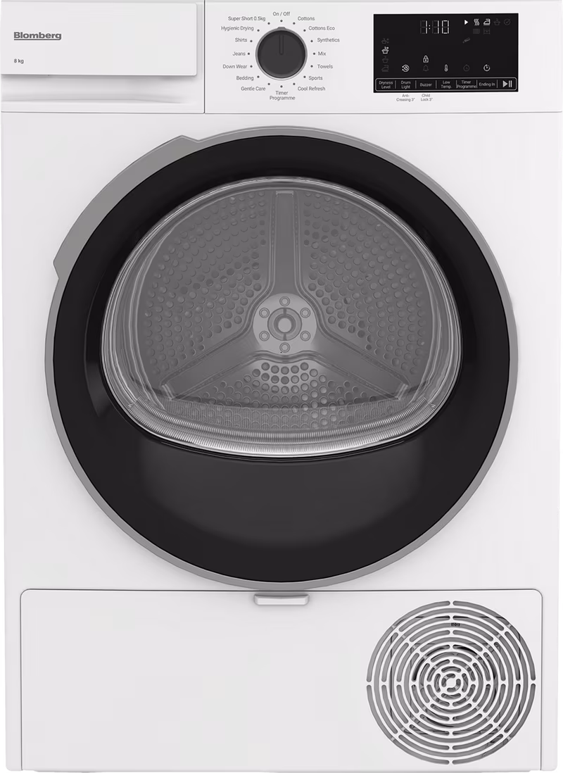 Blomberg LTNA18320W 8kg Heat Pump Tumble Dryer (NI Exclusive) - White