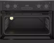 Blomberg RODN9202DX 59.4cm Built In Electric Double Oven - Dark Steel