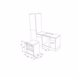 Blomberg ROTN9202DX 59.4cm Built-Under Electric Double Oven - Dark Steel