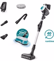 Bosch BCS71HYGGB Cordless 2 in 1 Vacuum and Mop, Unlimited 7 Aqua, White