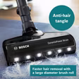 Bosch BCS71HYGGB Cordless 2 in 1 Vacuum and Mop, Unlimited 7 Aqua, White