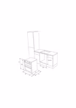 Beko CTFY22309X 59.4cm Built under Electric Double Oven - Stainless Steel