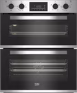 Beko CTFY22309X 59.4cm Built under Electric Double Oven - Stainless Steel