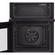 Beko EDC6731K 60cm Double Oven Electric Cooker with Vitroceramic Hob - Black