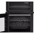 Beko EDC6731W 60cm Double Oven Electric Cooker with Vitroceramic Hob - White