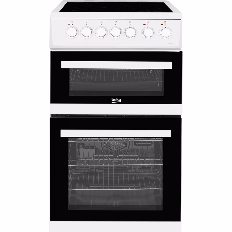 Beko EDVC503W 50cm Electric Double Oven - White
