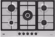 Beko HIAW75225SXE 75cm Gas Hob with Front Knob Controls - Stainless Steel 