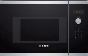 Bosch BFL523MS0B Series 4, Built-in microwave oven, Stainless steel