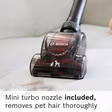 Bosch BGL6PET1GB Series 6, Bagged vacuum cleaner, ProAnimal, Red