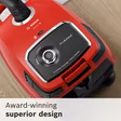 Bosch BGL6PET1GB Series 6, Bagged vacuum cleaner, ProAnimal, Red