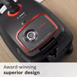 Bosch BGL6POWGB Series 6, Bagged vacuum cleaner, ProPower, Black